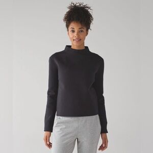 lululemon city bound turtleneck | black | size 4
